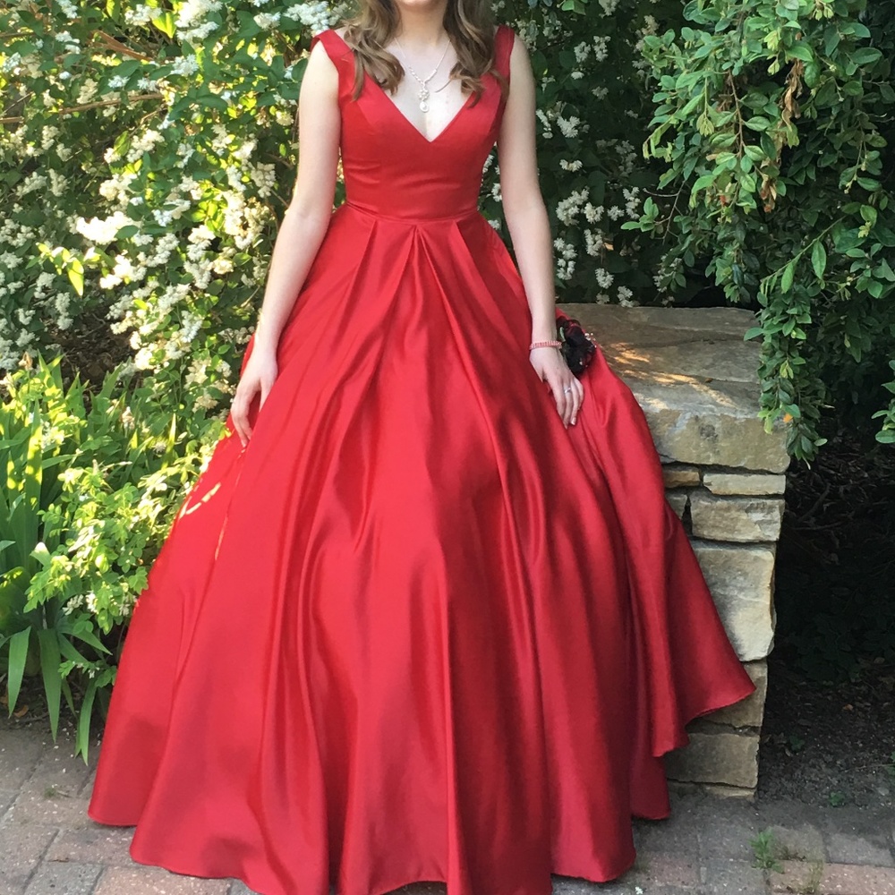 Jasz Couture Red Gown